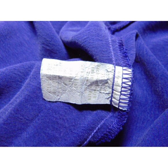 Tianello Purple Sleeveless Long Duster XS Tencel Rayon USA Made Button Front - Picture 7 of 9